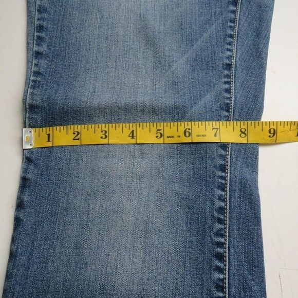 Mossimo Modern Bootcut Women's Size 14 Medium Wash Blue Denim Stretch 36X32 - Picture 10 of 13